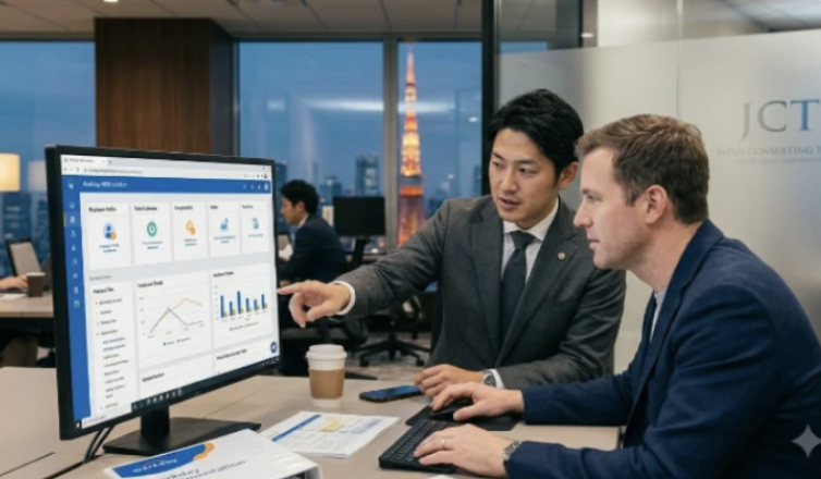 IntelliPro consultants in a client meeting